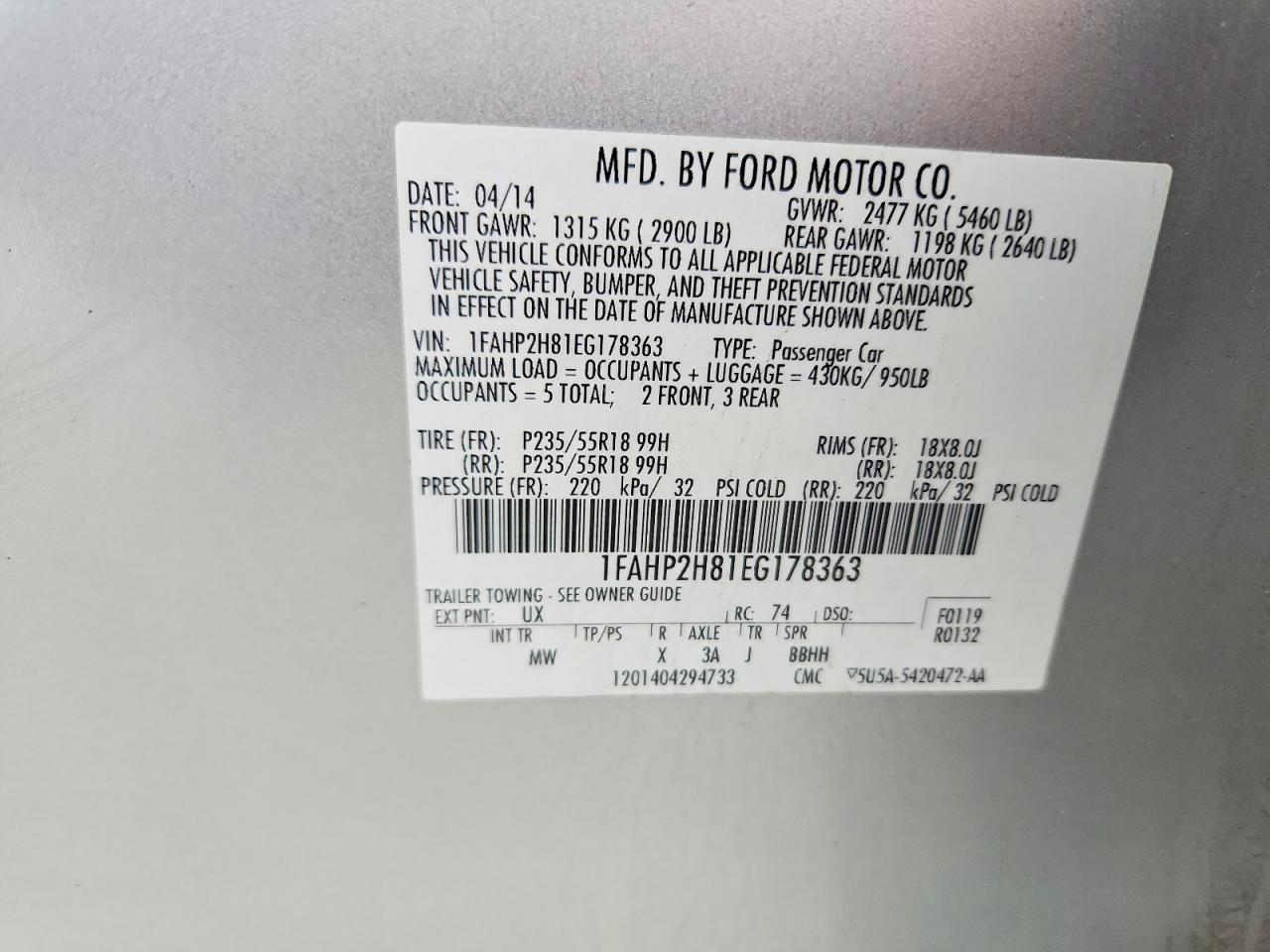 Ford Taurus Sel