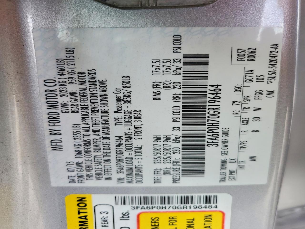Ford Fusion Se