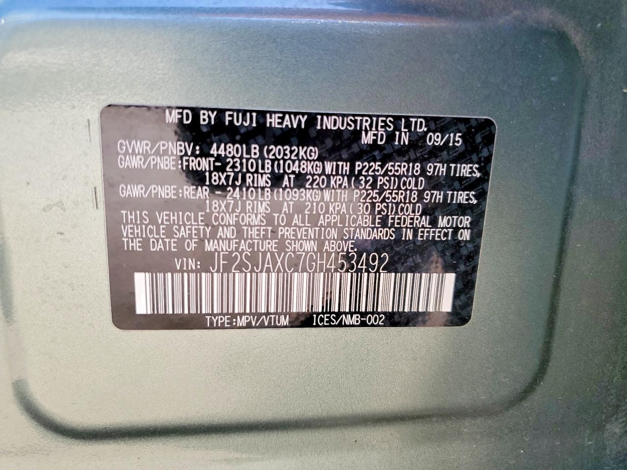 Subaru Forester 2.5i Touring