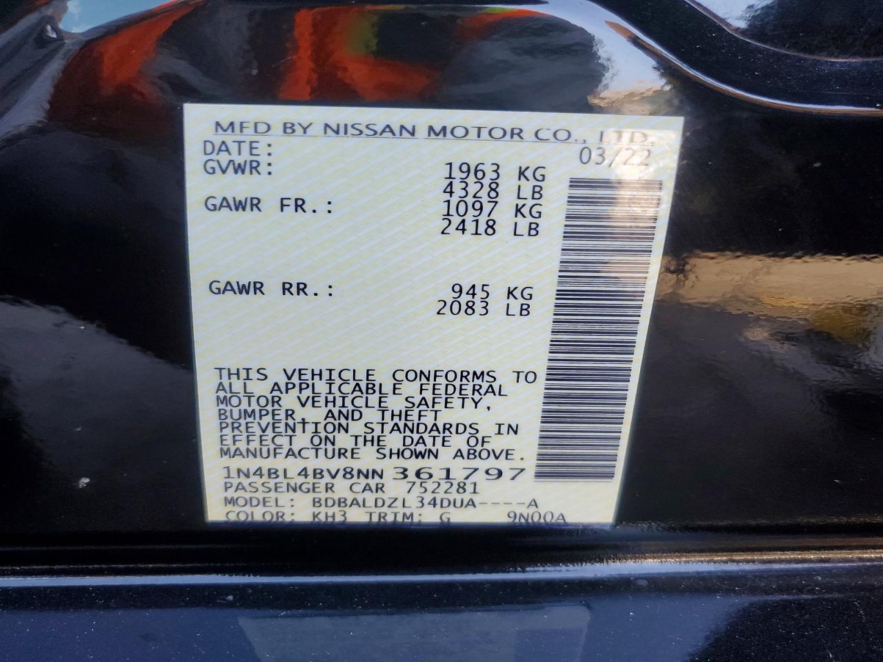 Nissan Altima S