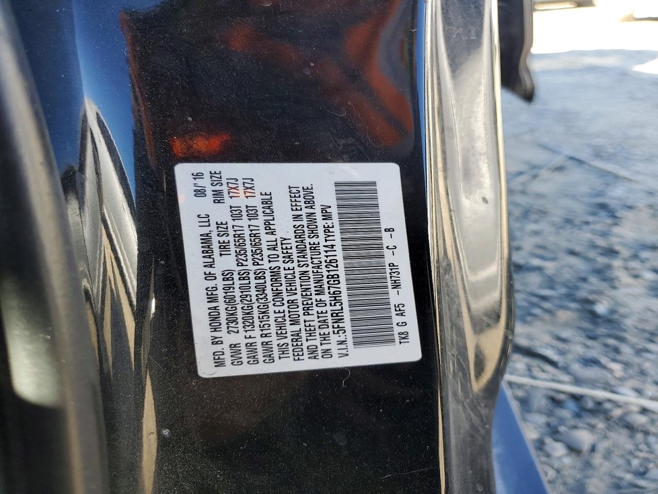 Honda Odyssey Exl