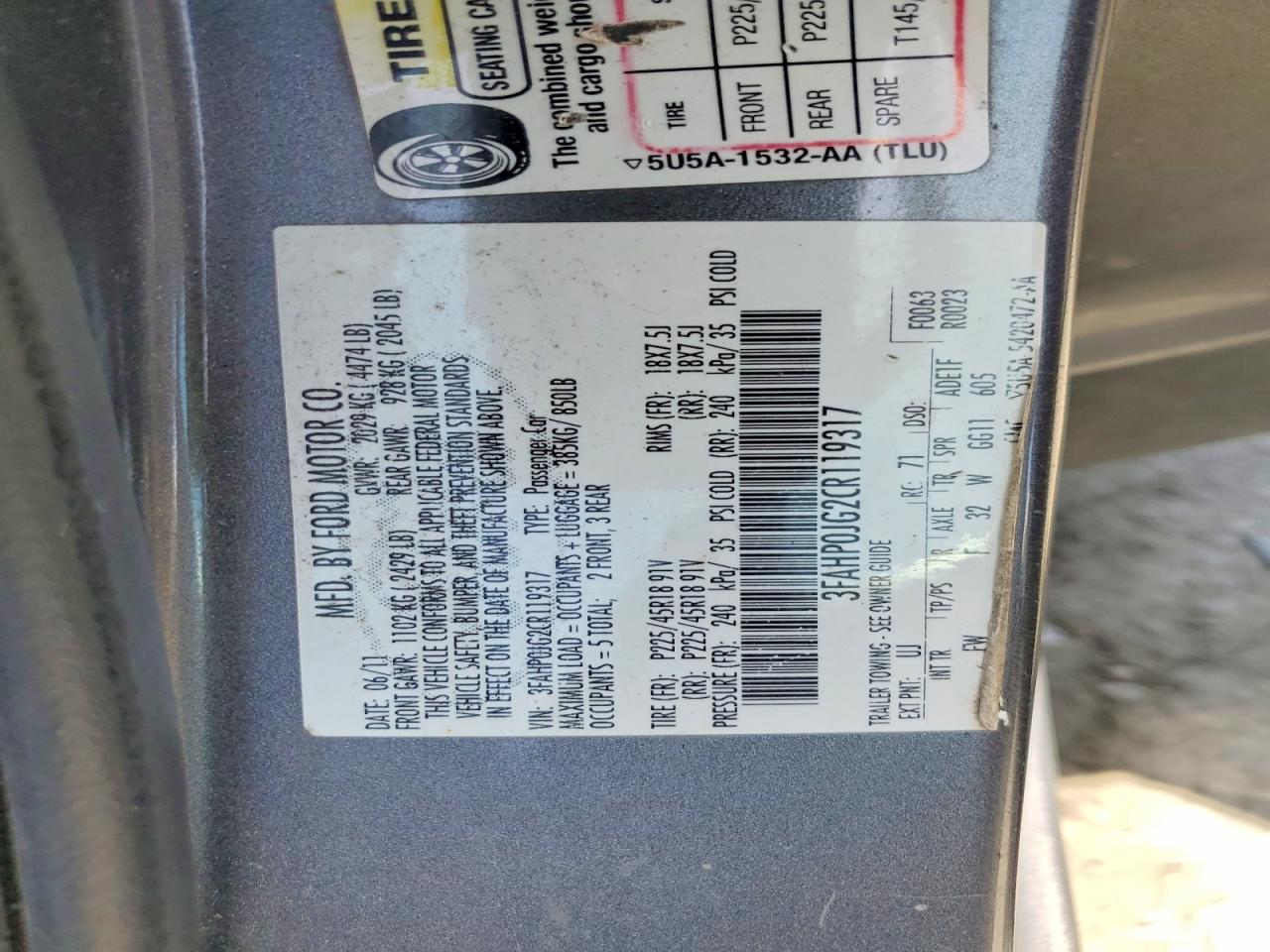 Ford Fusion Sel