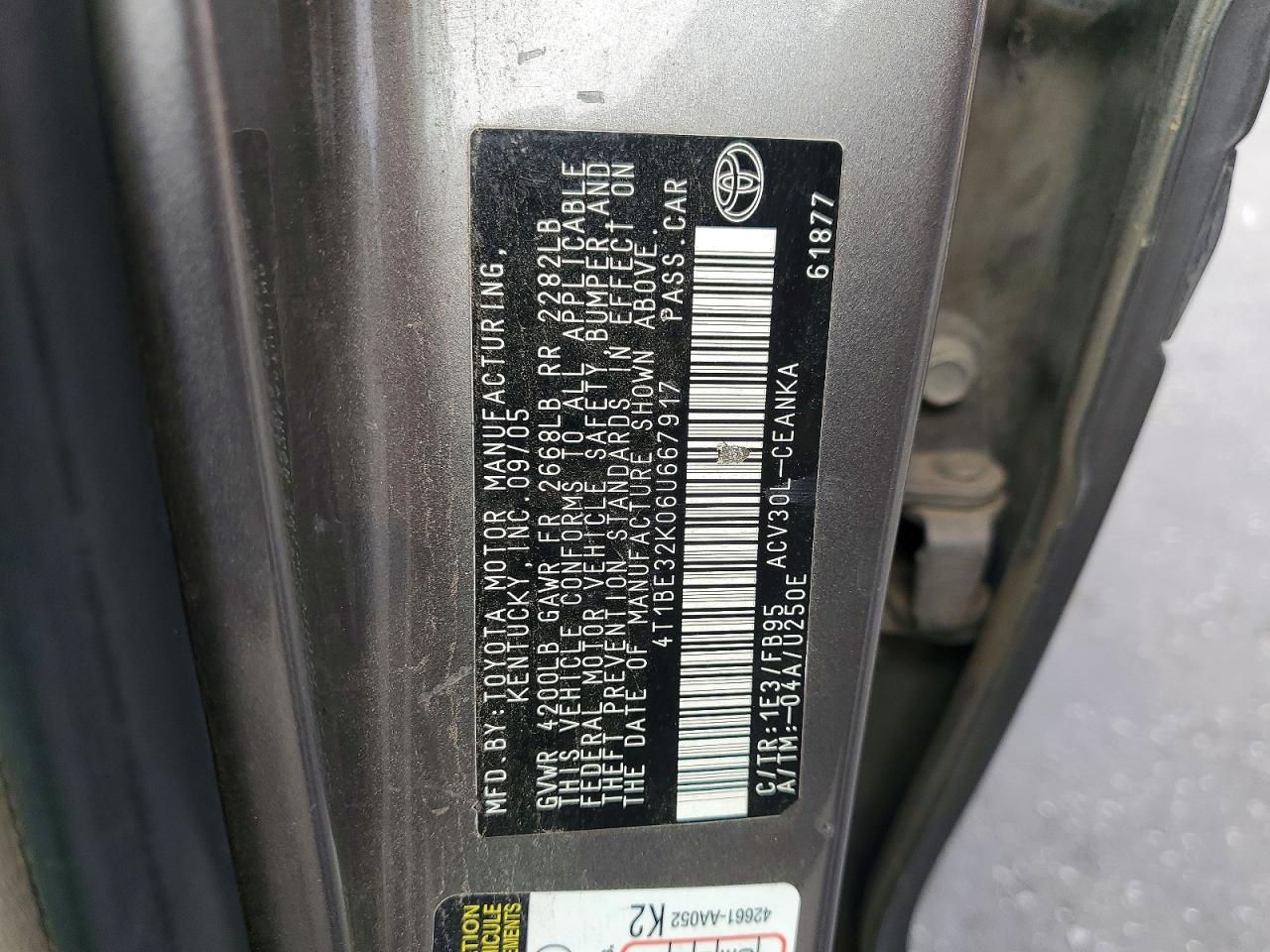 Toyota Camry Le