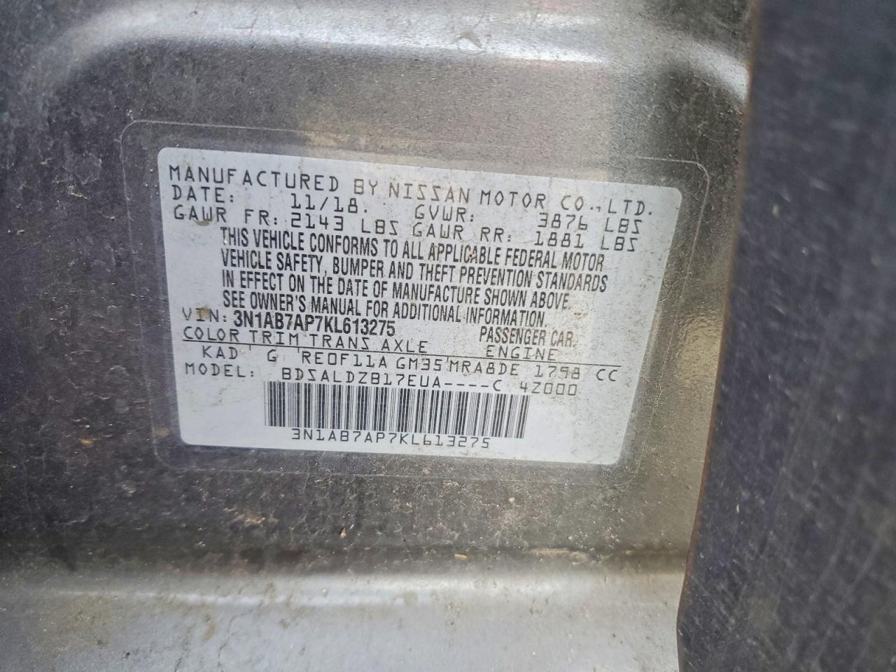 Nissan Sentra Sv