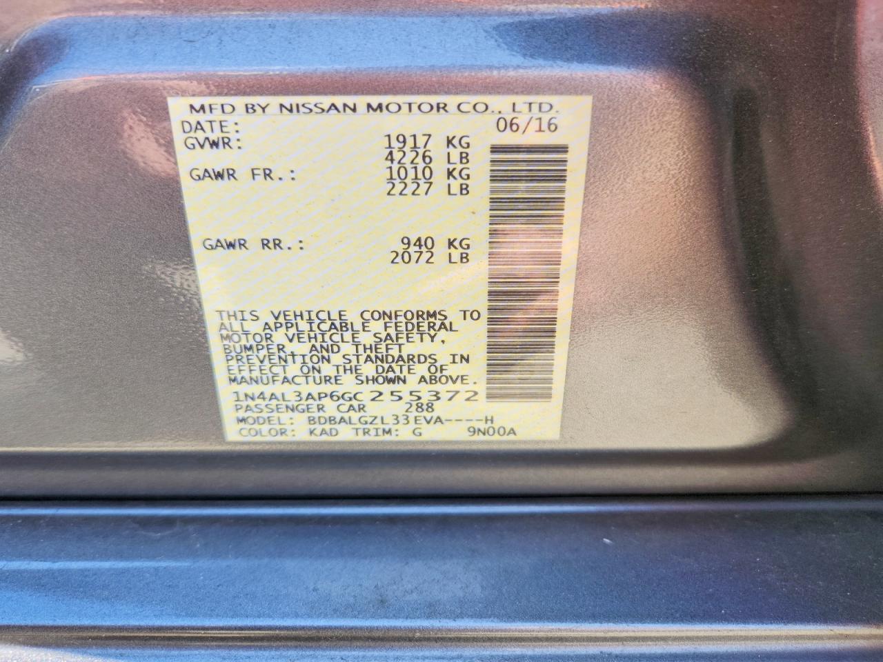 Nissan Altima 2.5 S