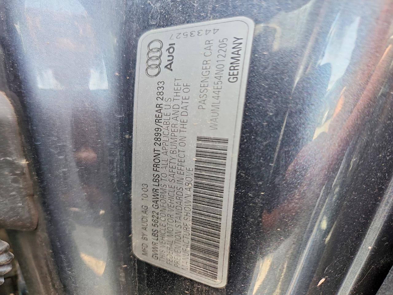 Audi A8 L Quattro