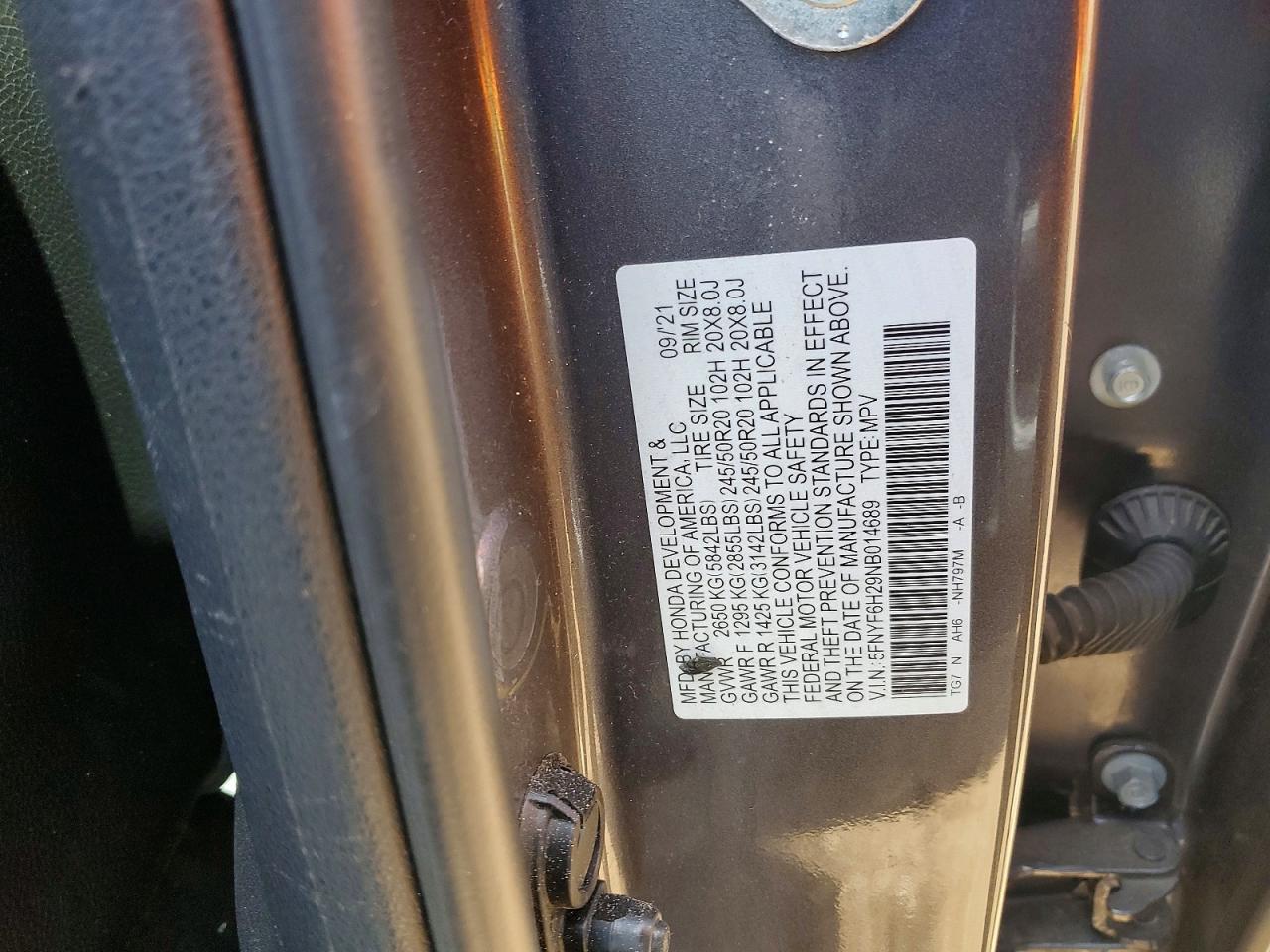 Honda Pilot Se