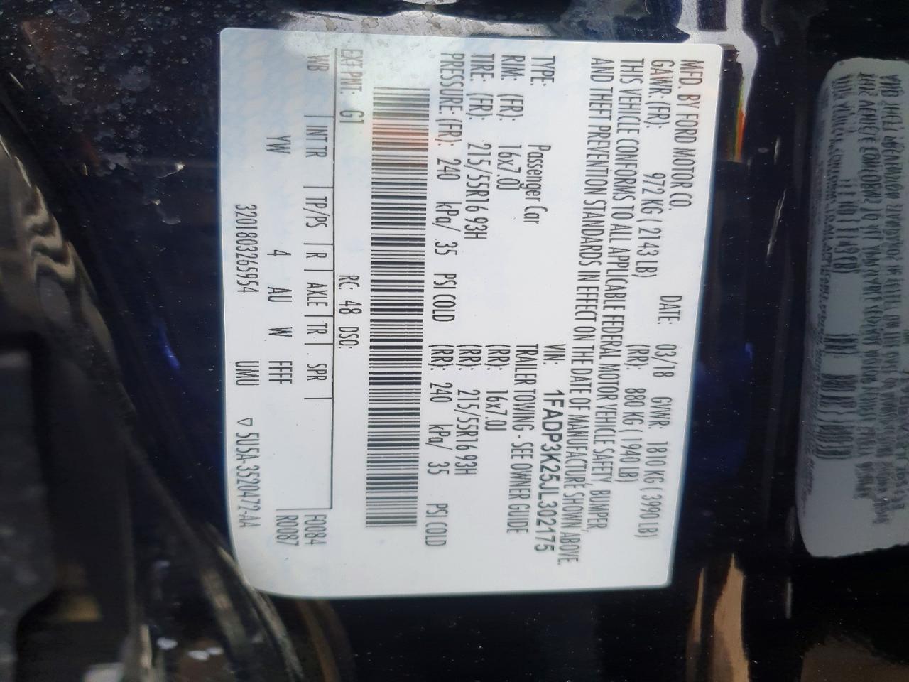 Ford Focus Se