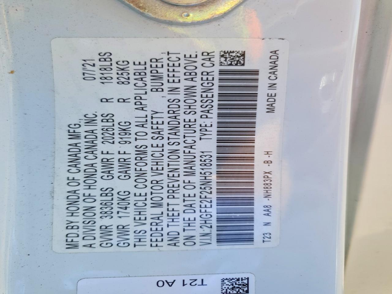 Honda Civic Lx