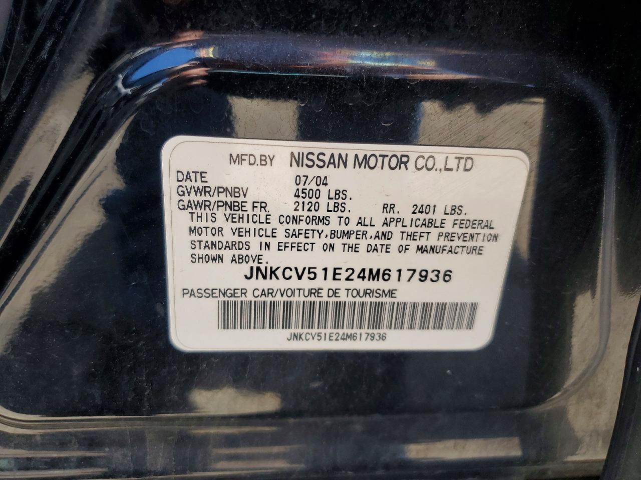 INFINITI G35 Base Base