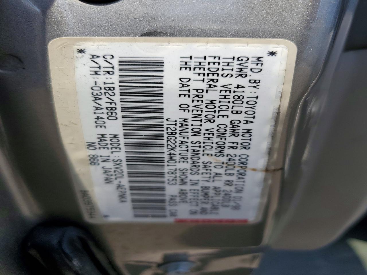 Toyota Camry Le