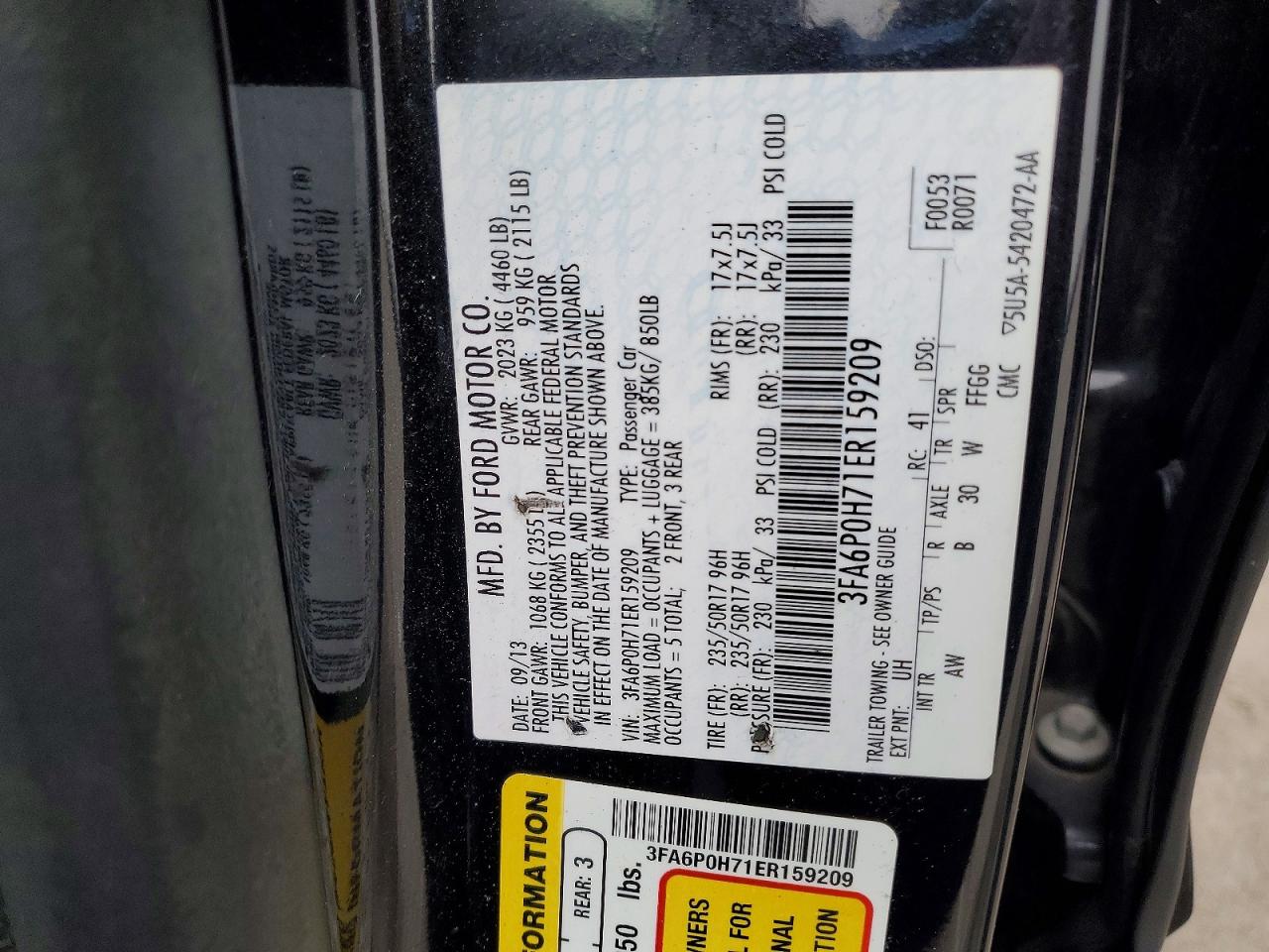 Ford Fusion Se