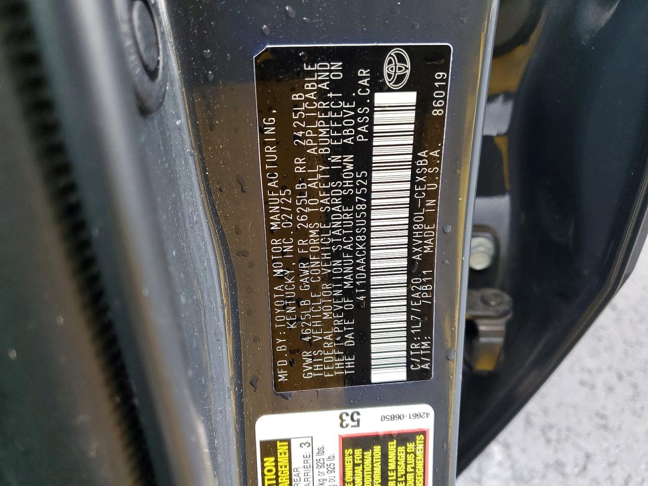 Toyota Camry Xse