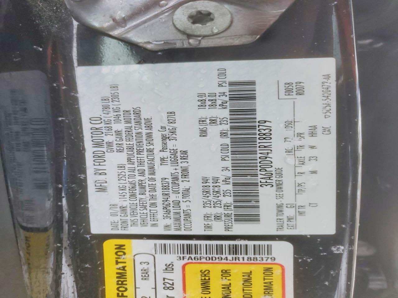 Ford Fusion Titanium/platinum