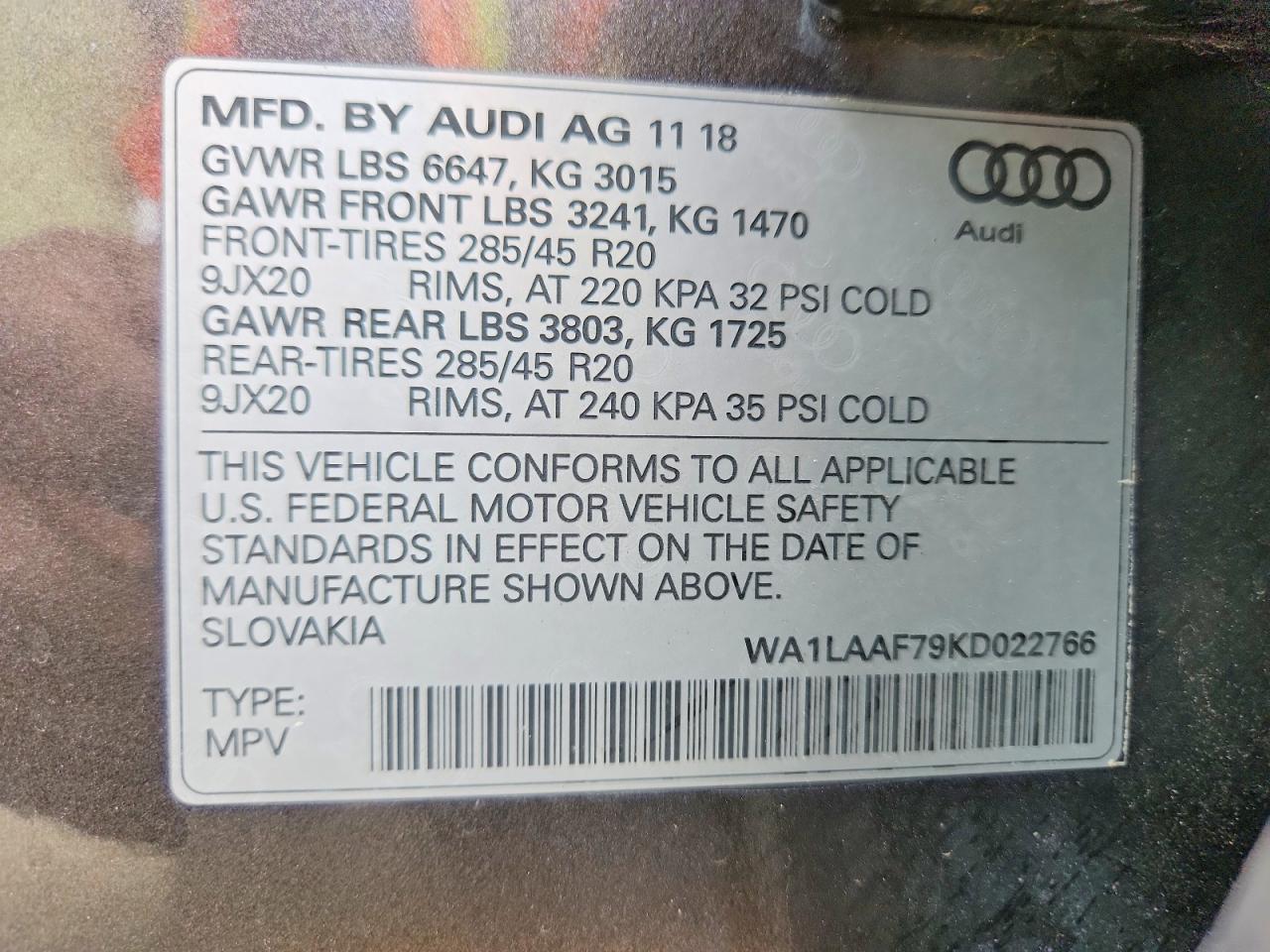 Audi Q7 Premium Plus
