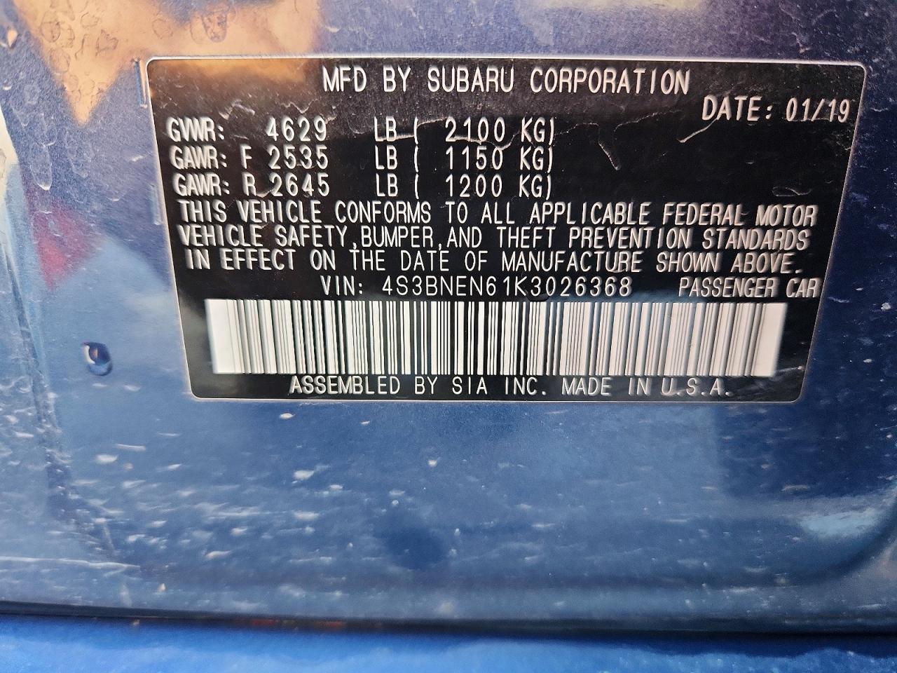 Subaru Legacy 3.6r Limited