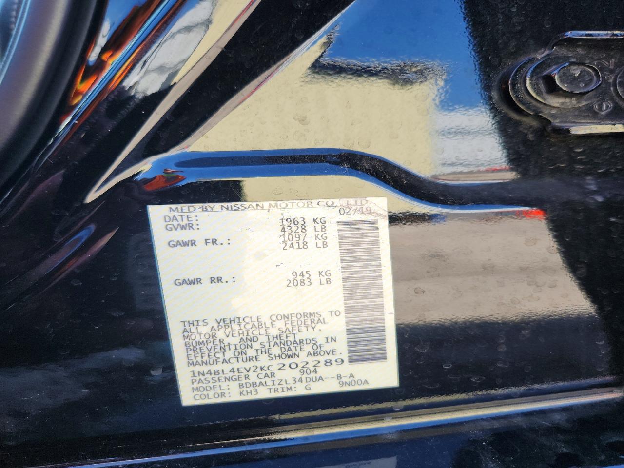 Nissan Altima Sl