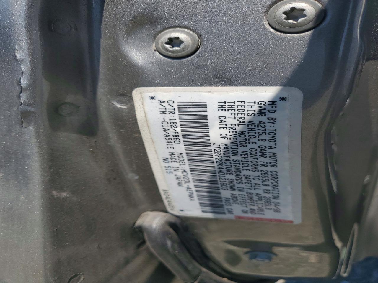 Toyota Camry Le V6