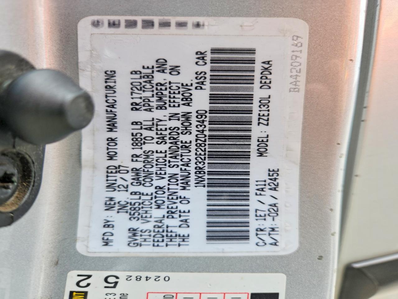Toyota Corolla Ce