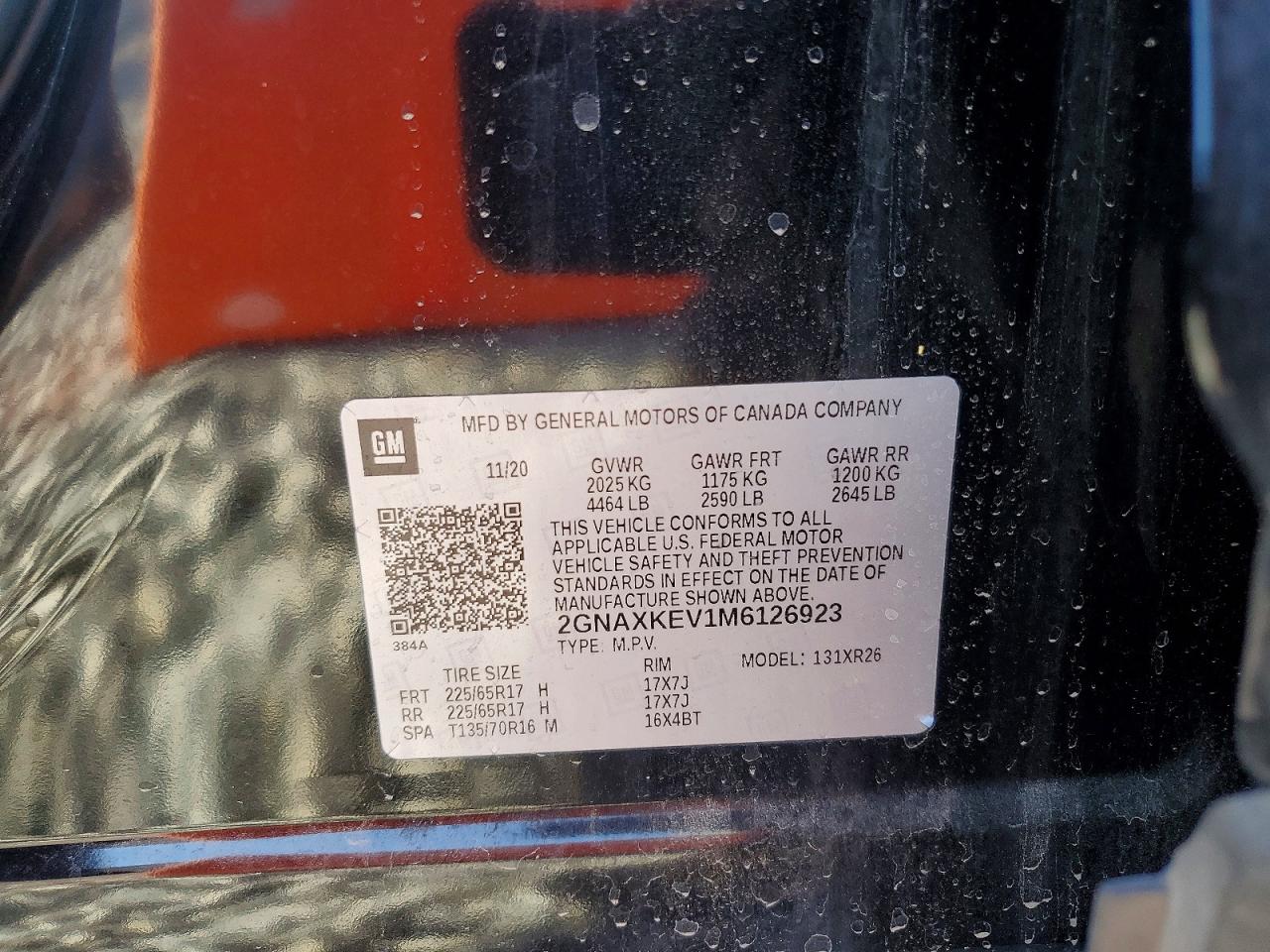 Chevrolet Equinox Lt