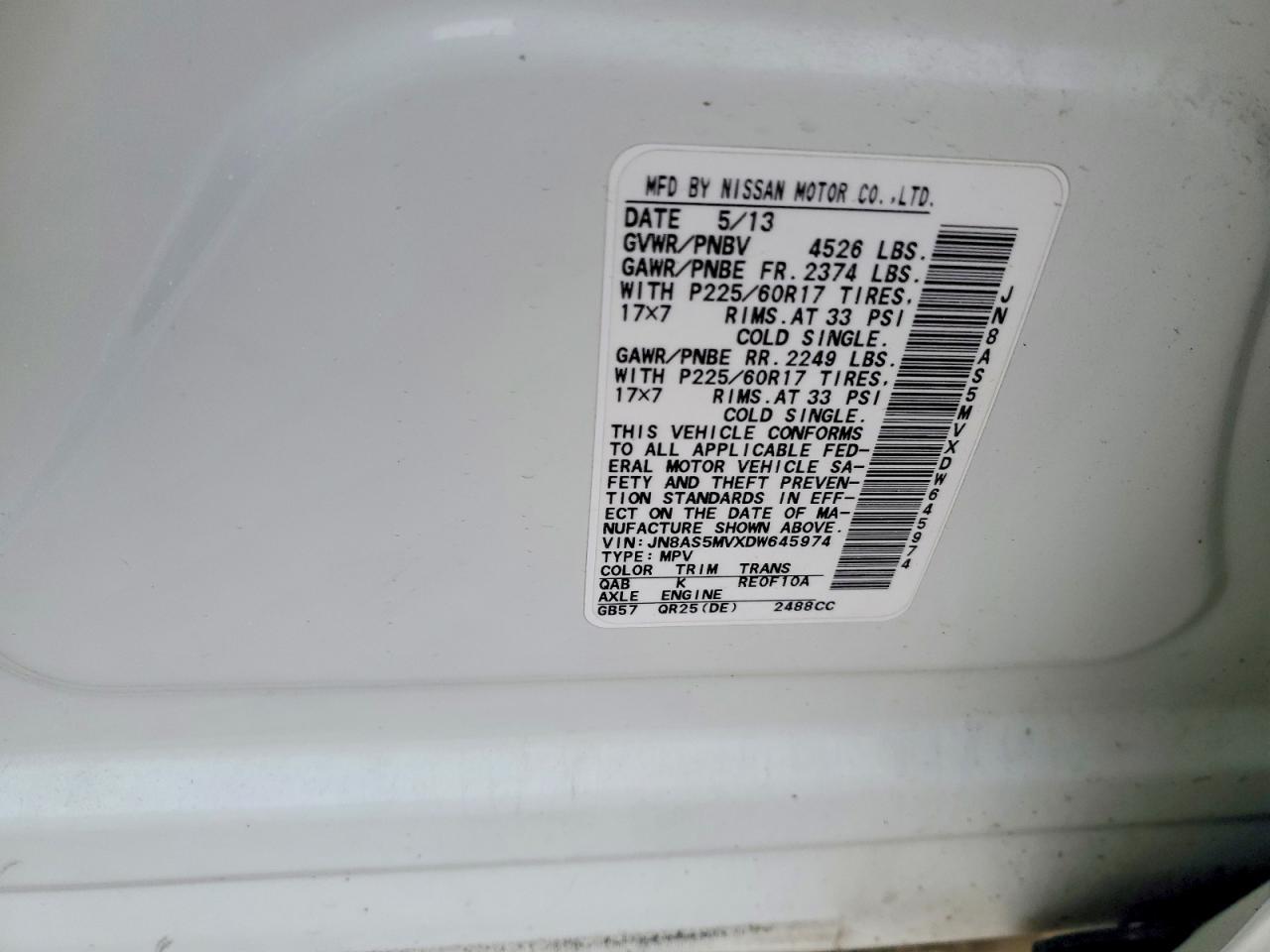 Nissan Rogue S
