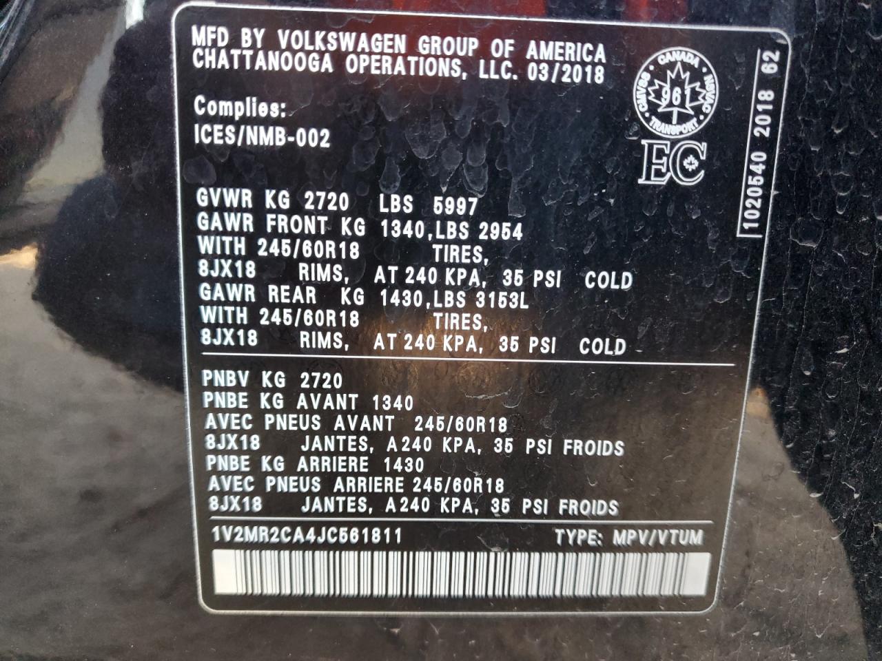 Volkswagen Atlas Sel