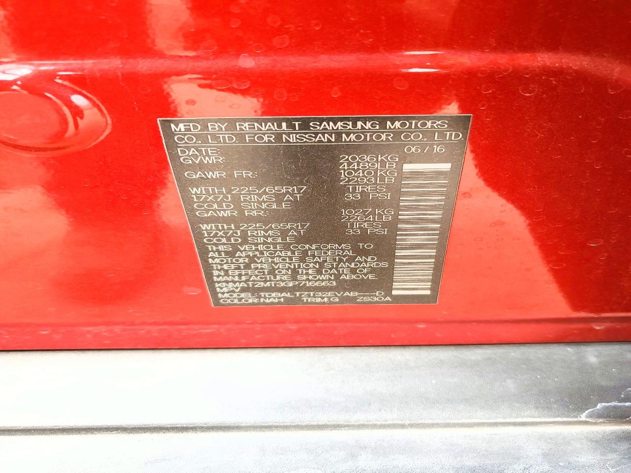 Nissan Rogue Sv