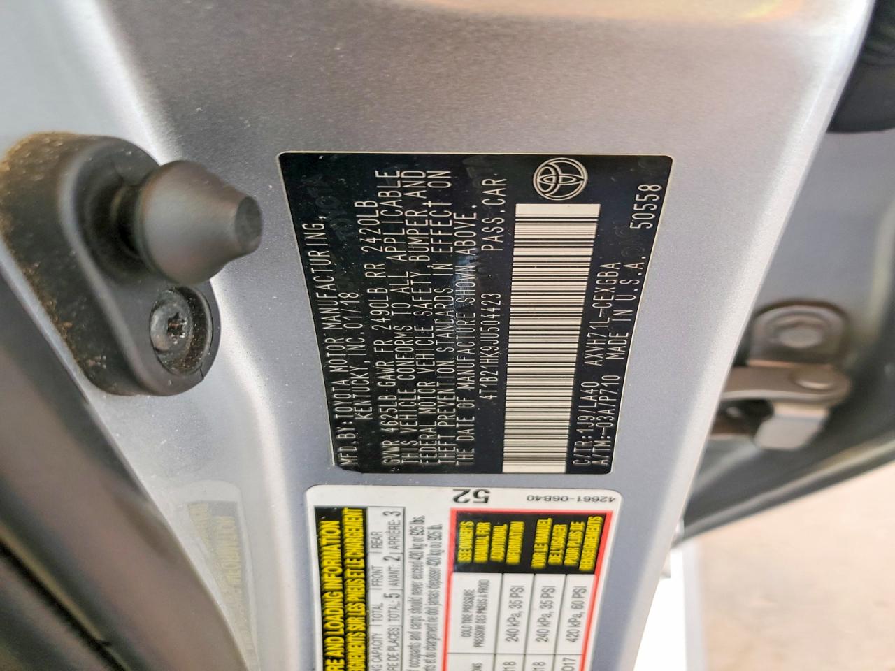 Toyota Camry Xle