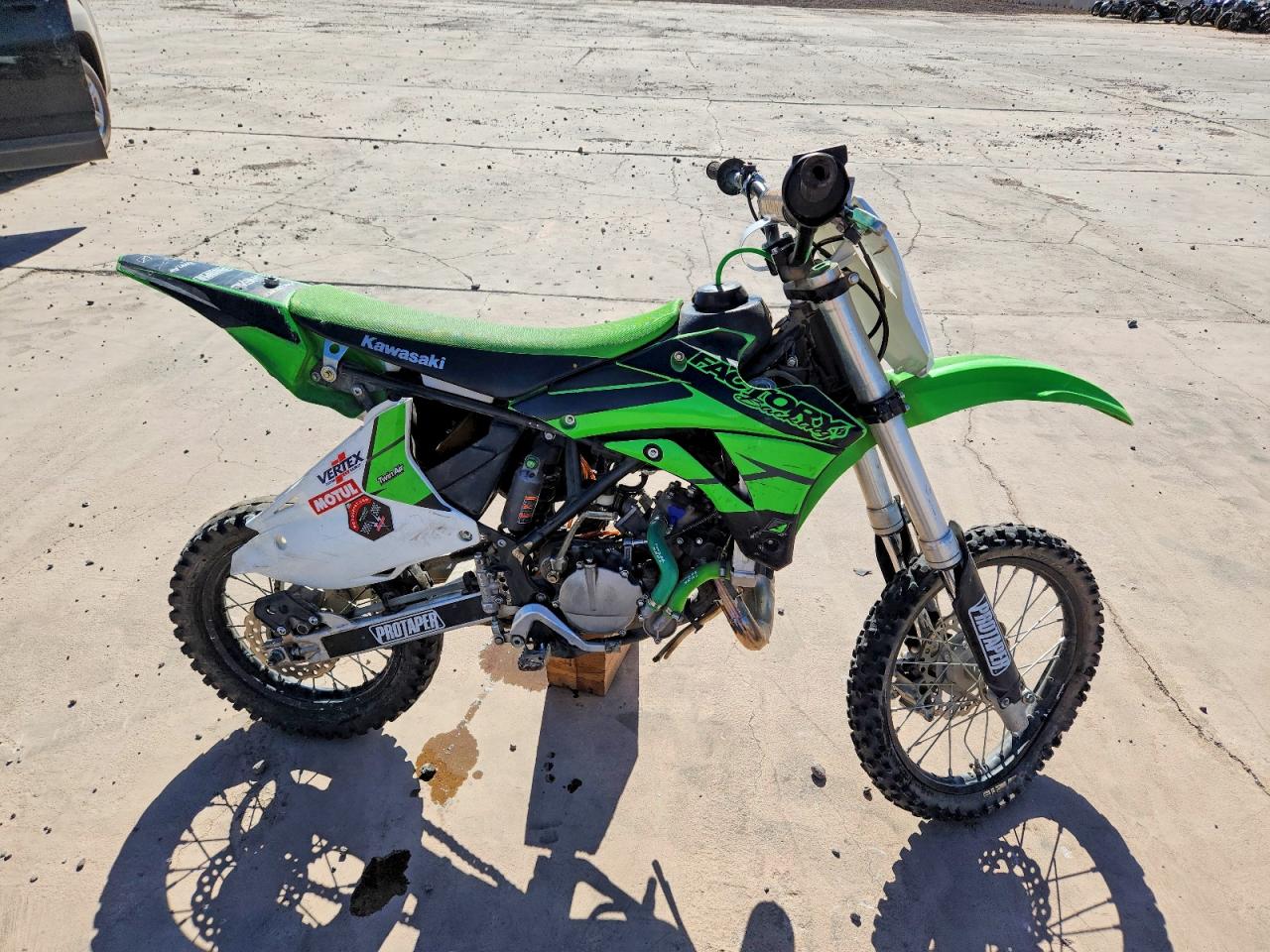 Salvage Kawasaki Dirtbike Image