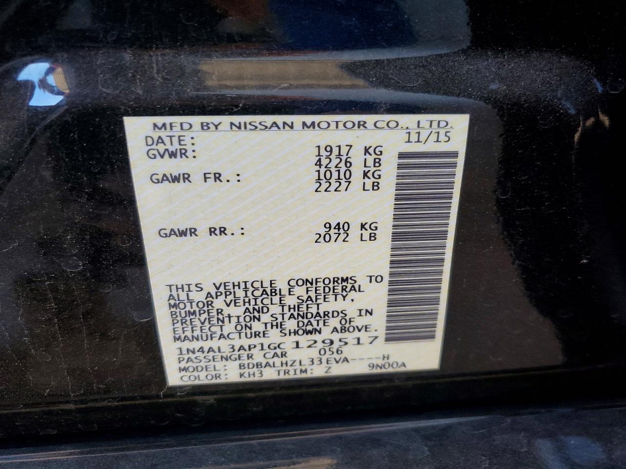 Nissan Altima 2.5 Sr