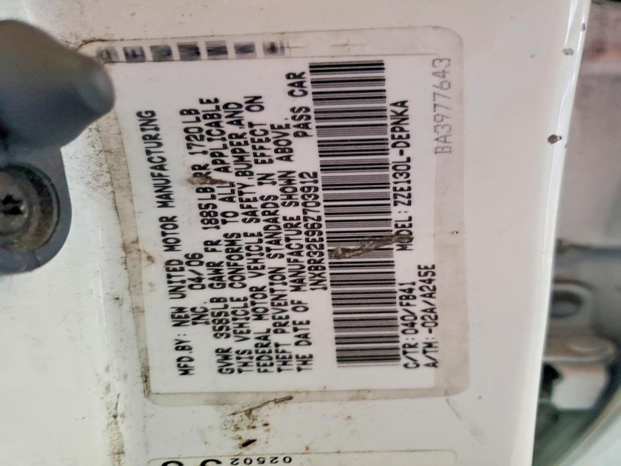 Toyota Corolla Le