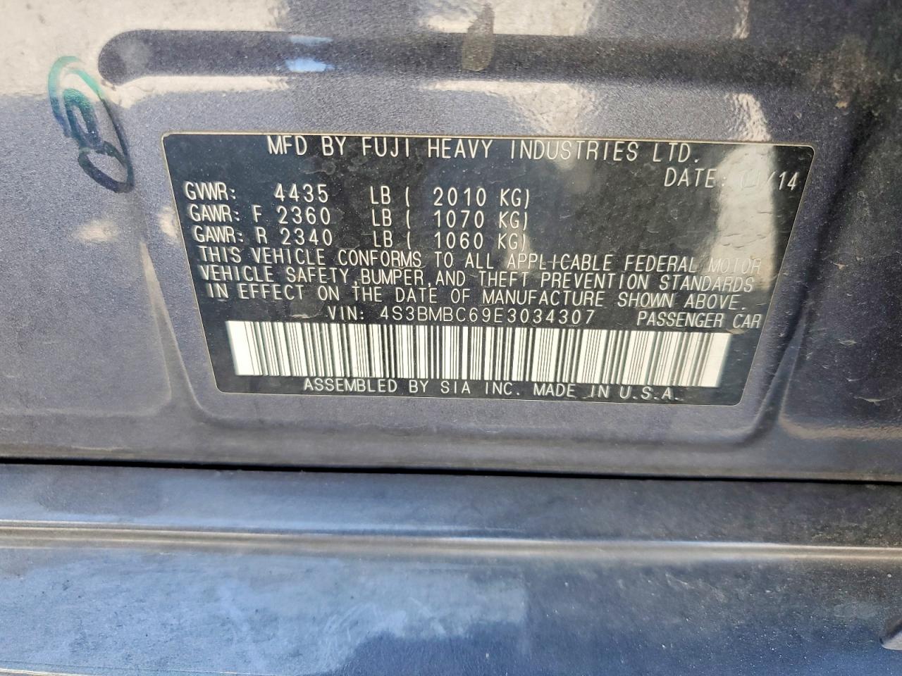 Subaru Legacy 2.5i Premium