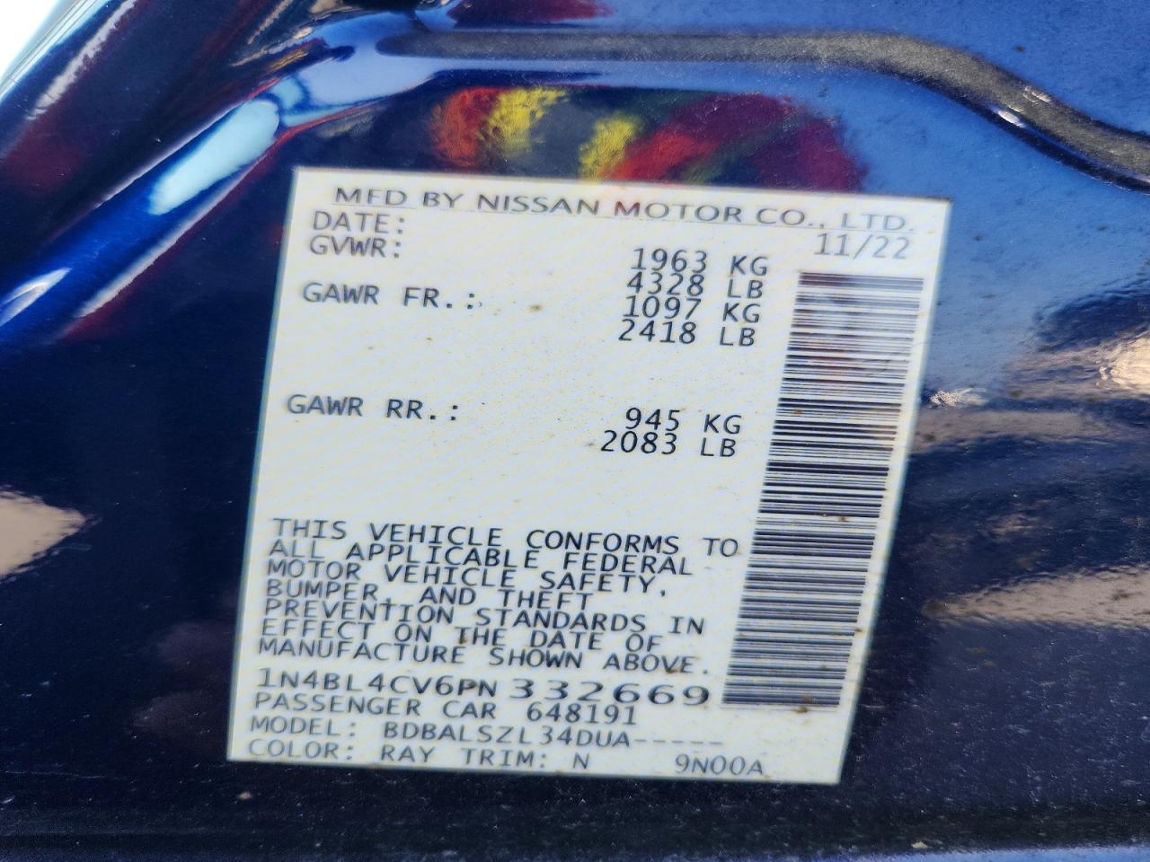 Nissan Altima Sr