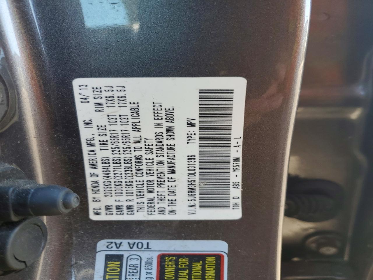 Honda Crv Ex