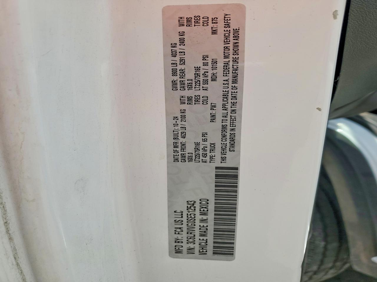 Ram Promaster 2500 Standard