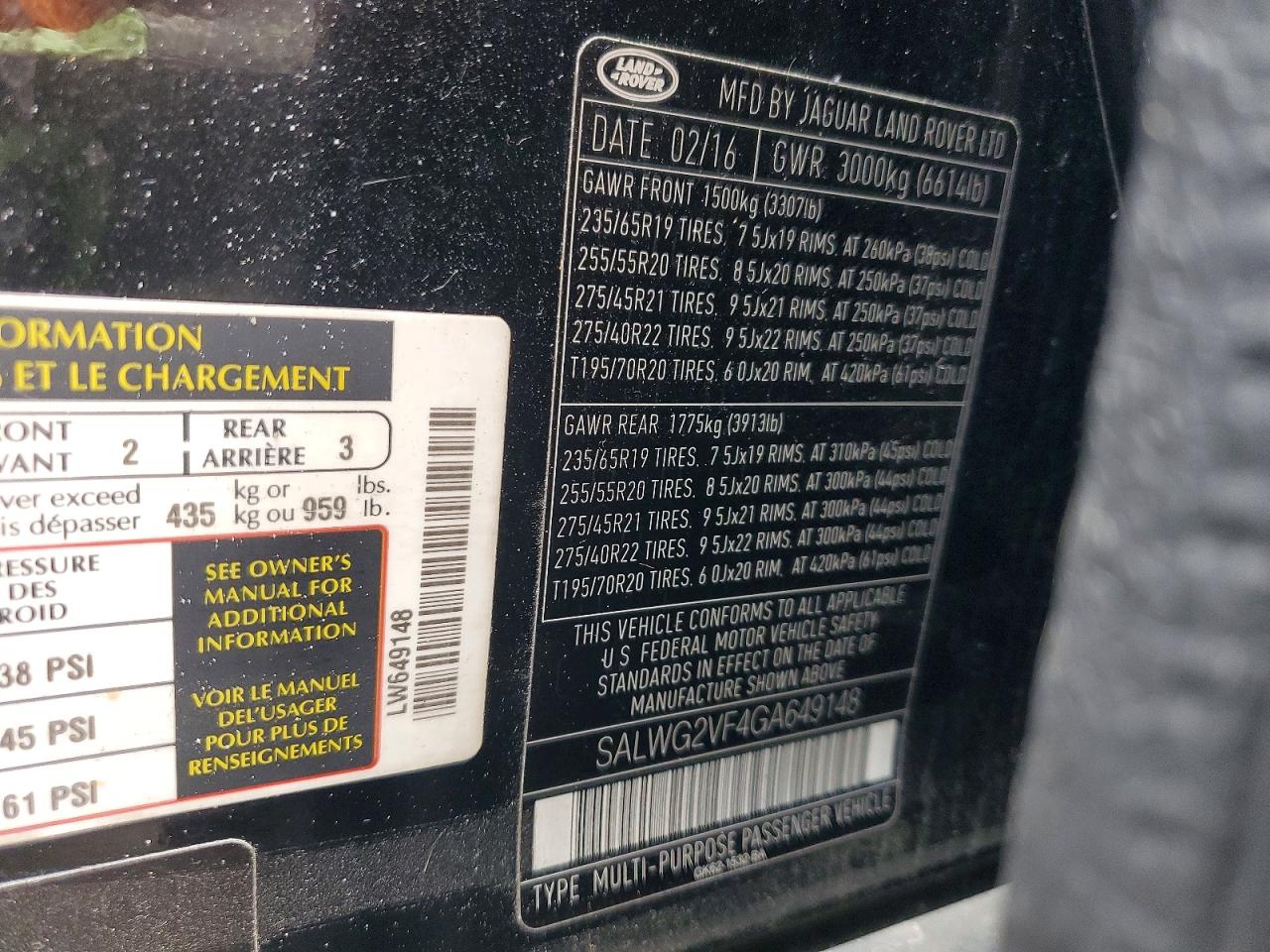 Land Rover Range Rover Se