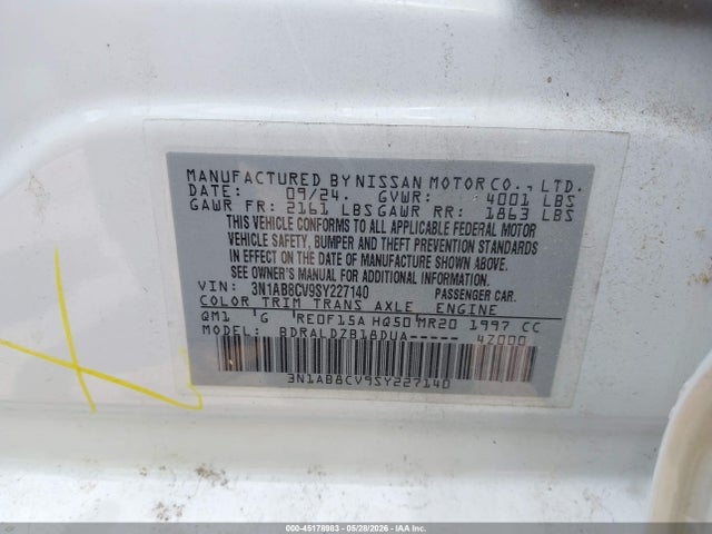 Nissan Sentra Sv