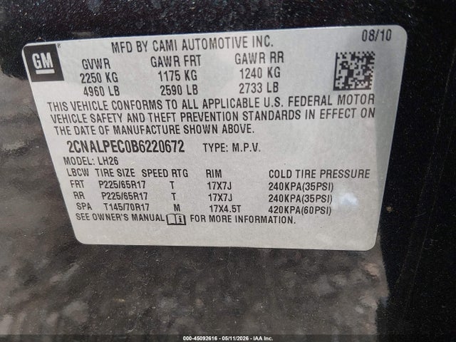 Chevrolet Equinox 2lt