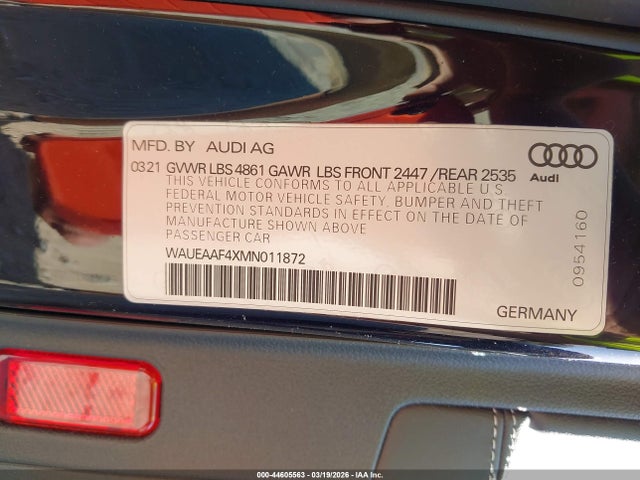 Audi A4 Premium Plus 45 Tfsi S Line Quattro S Tronic