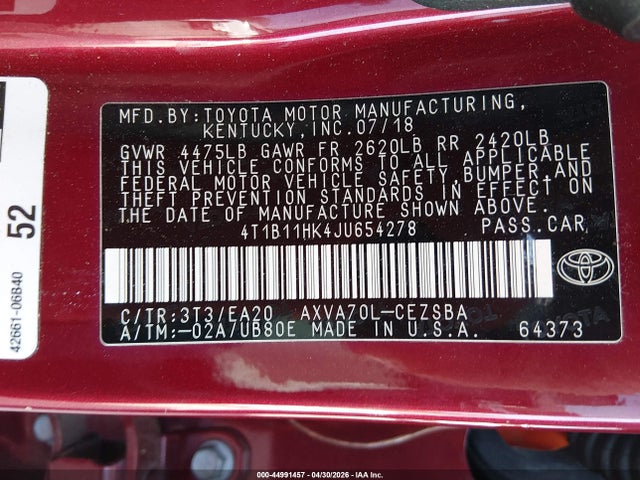 Toyota Camry Se