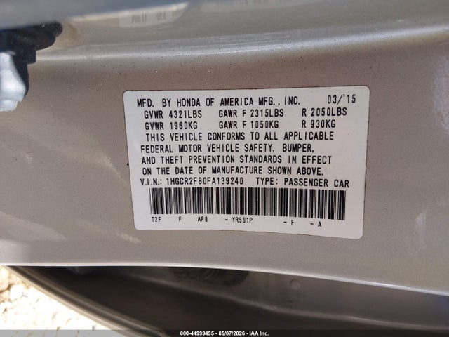 Honda Accord Ex-l