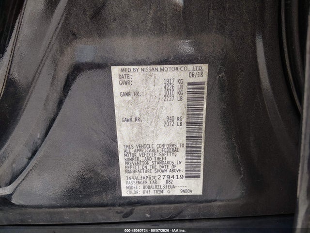 Nissan Altima 2.5 Sl