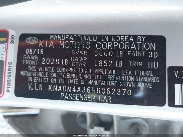 Kia Rio Lx