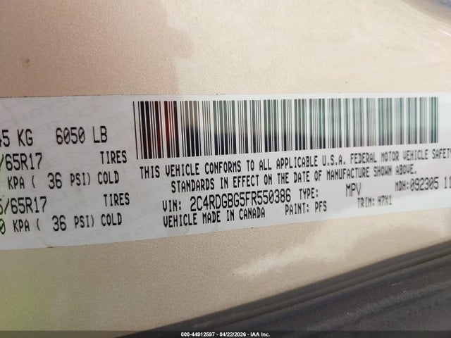 Dodge Grand Caravan American Value Pkg