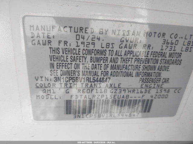 Nissan Kicks S Xtronic Cvt