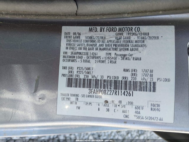 Ford Fusion Sel