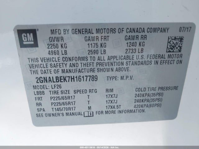 Chevrolet Equinox Ls