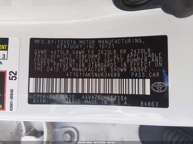 Toyota Camry Se