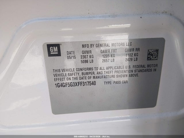 Buick LaCrosse Premium Ii