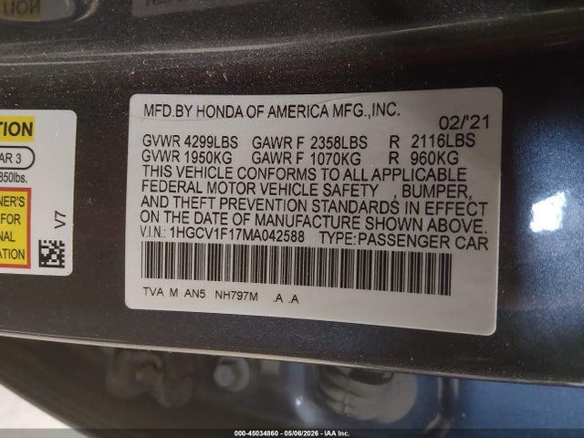 Honda Accord Lx